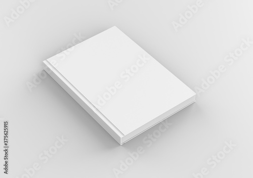 blank agenda cover mockup