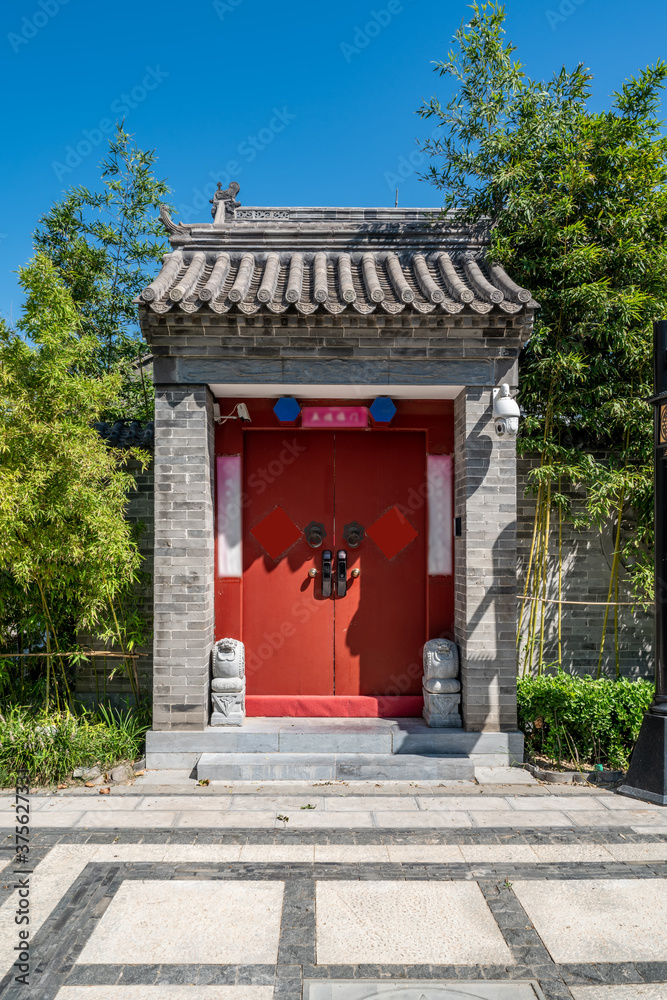 Chinese classical courtyard architecture landscape Chinese classical courtyard architecture landscape