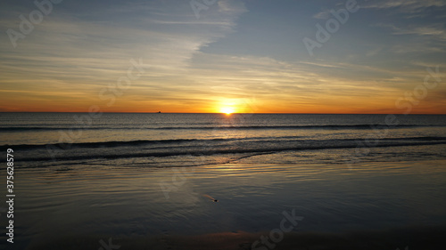 Sunset over the ocean at Cable Beach near Broome, Western Australia. © Christopher