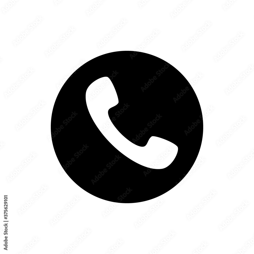 Phone call icon v2. Internet flat icon symbol for applications. Phone call icon v2. Internet flat icon symbol for applications.