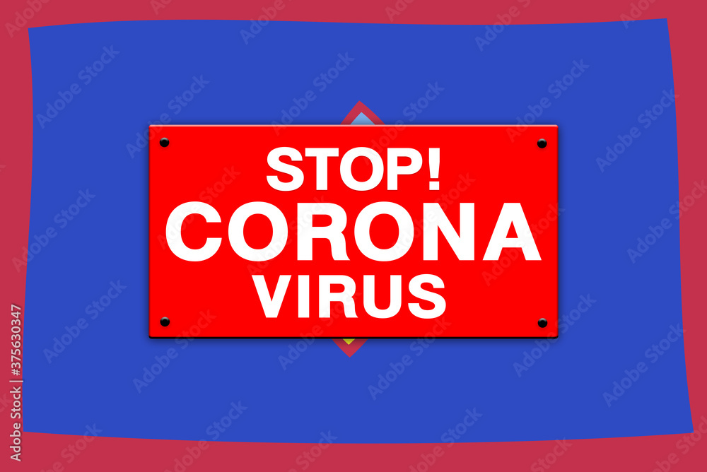 Background Concept Stop Coronavirus in Guam