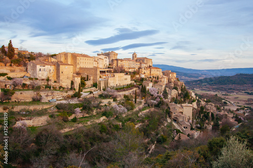 View over Gordes Provence France