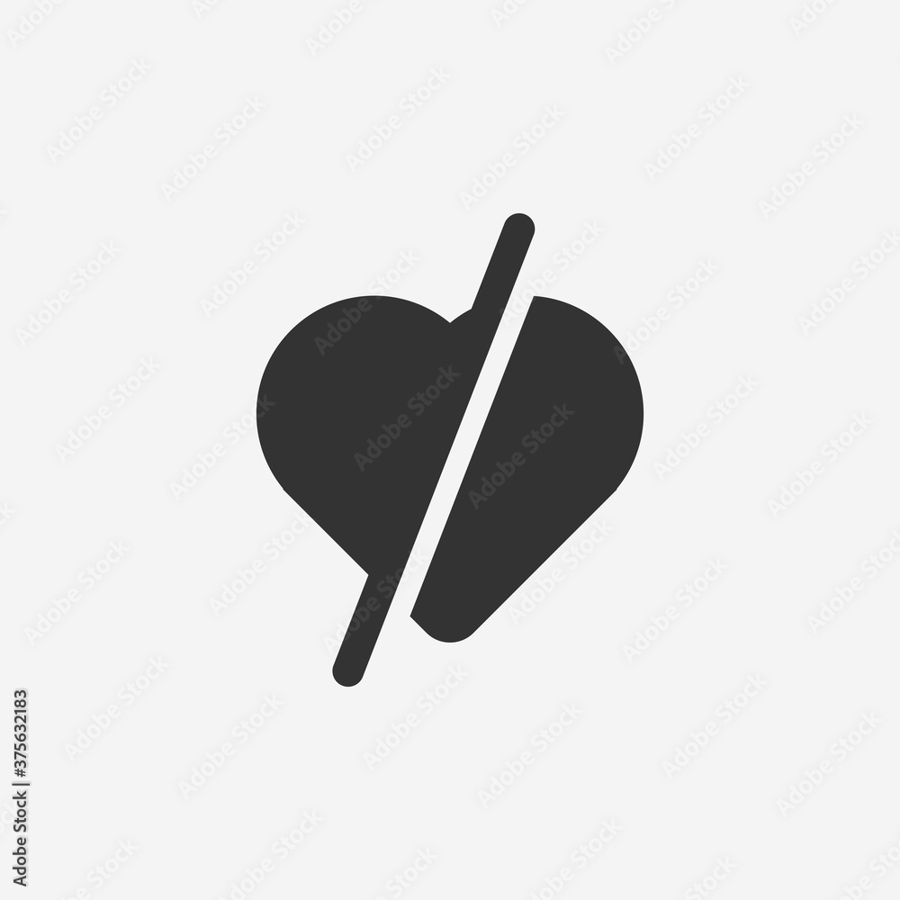 Dislike social media icon. Unlike symbol modern, simple, vector, icon for website design, mobile app, ui. Vector Illustration