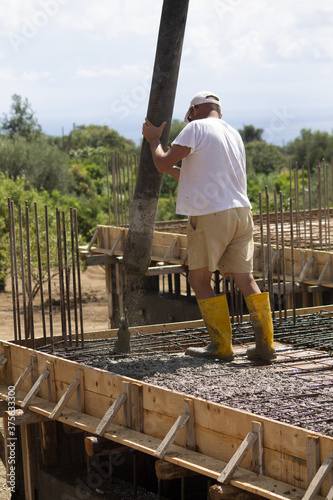 construction worker on a construction site