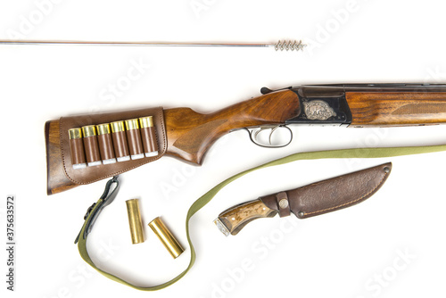 double-barreled rifle