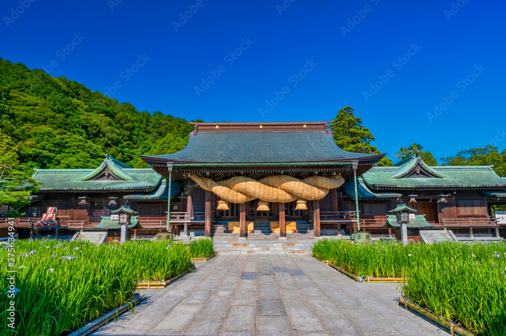 Naklejka premium 宮地嶽神社の夏【福岡県福津市】