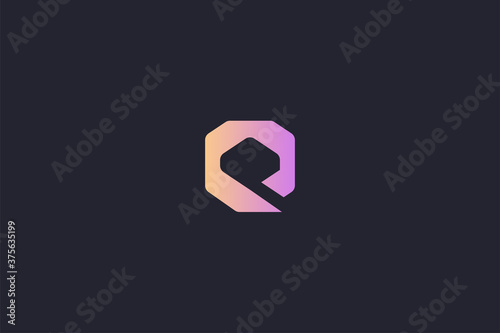 Technology Letter Q Logo Abstract Whimsical Monogram