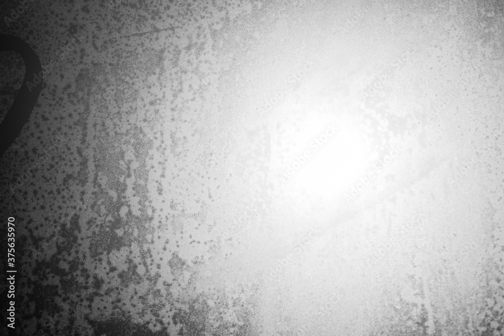 Obraz Closeup on fogged blurry glass textured background.