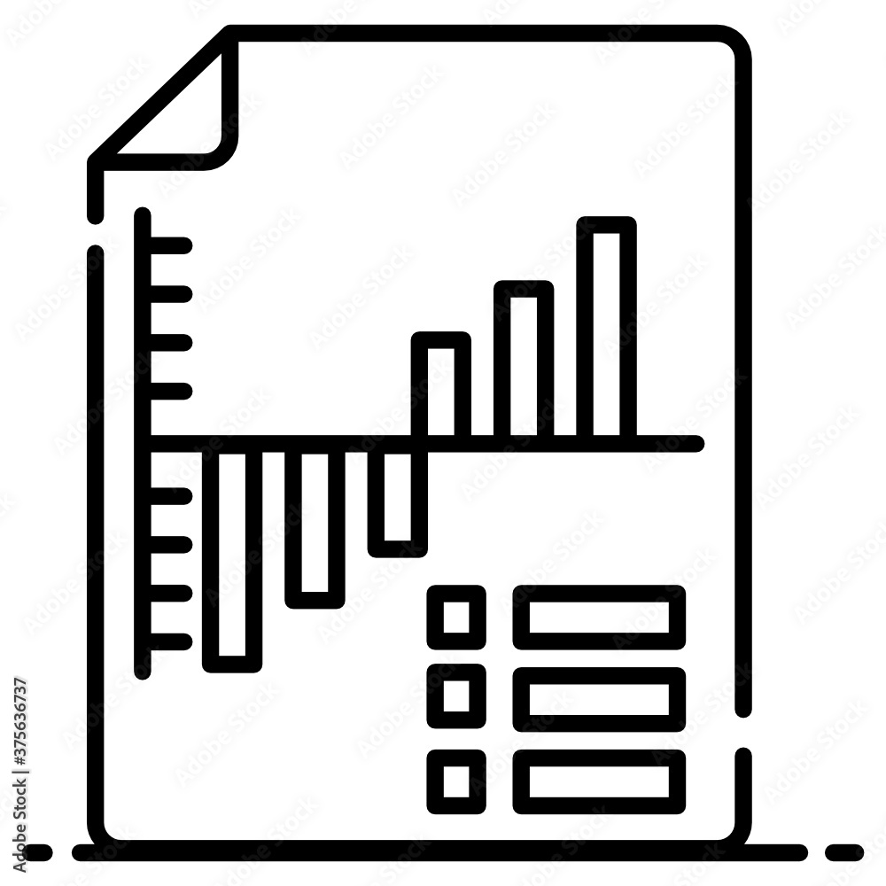
A type of bar chart that illustrates a project schedule, gantt chart icon
