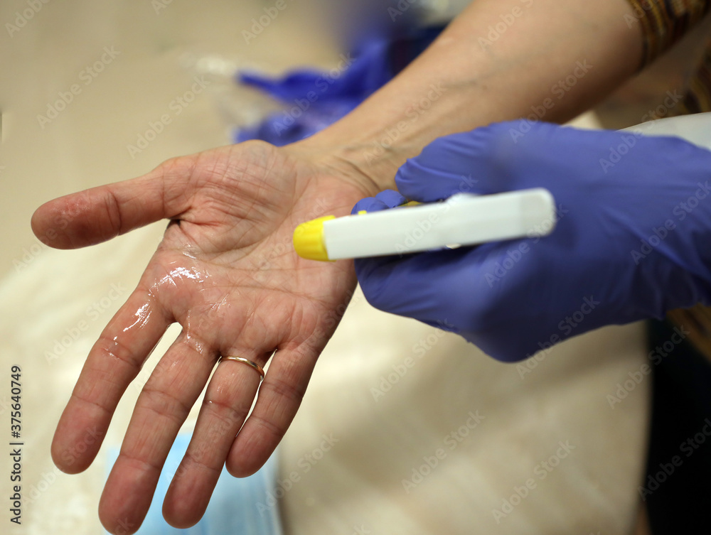 disinfection of hands, prevention of infection with covid and other infections