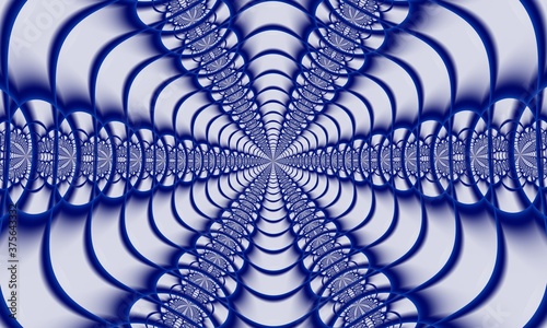 Wallpaper Mural fractal pattern illusion Torontodigital.ca