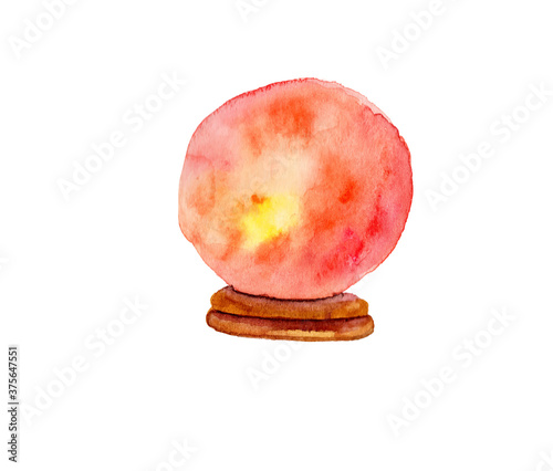 Himalayan pink and rock salt watercolor