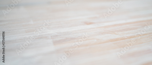 Wood texture with white paint. Bokeh background defocused
