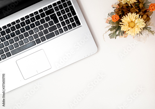 Administration and accountancy workspace, planning objectives for the new year