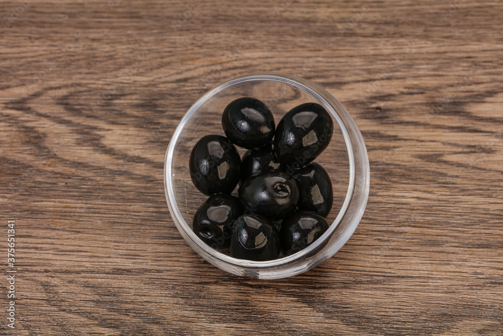 Black olives in the bowl Black olives in the bowl