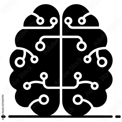 
Trendy vector design of cybernetics icon