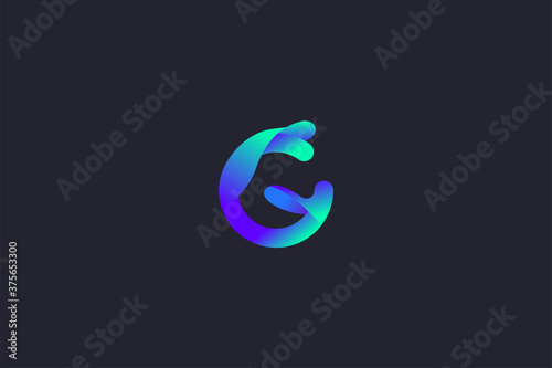 Technology Letter G Logo Abstract Whimsical Monogram