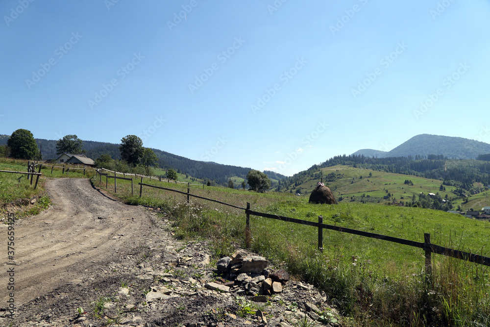 dirt road in the mountains dirt road in the mountains