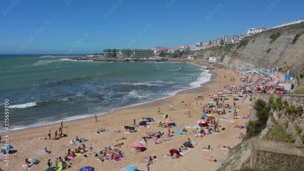view of Ericeira village in Portugal. view of Ericeira village in Portugal.