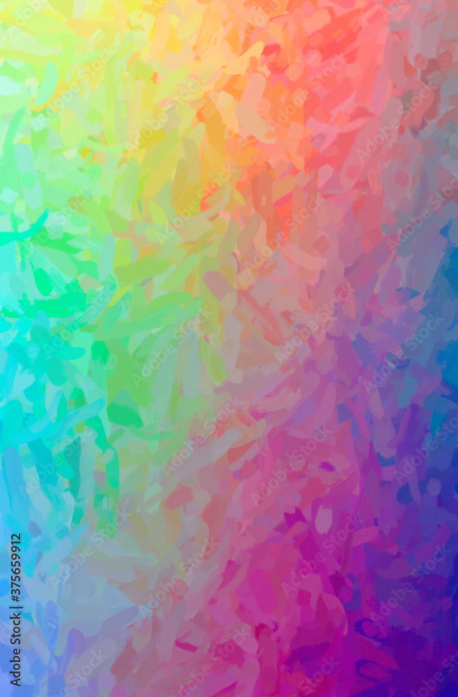 Abstract illustration of orange, purple, yellow Impressionist Impasto background Abstract illustration of orange, purple, yellow Impressionist Impasto background