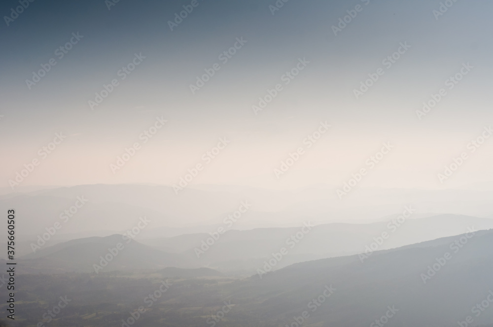 Mountains in layers Mountains in layers