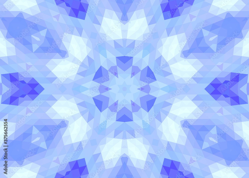 Abstract color background with concentric mosaic pattern Abstract color background with concentric mosaic pattern