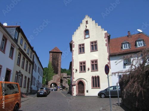Gelnhausen Holzgasse, Johanniterhaus und Holzturm 