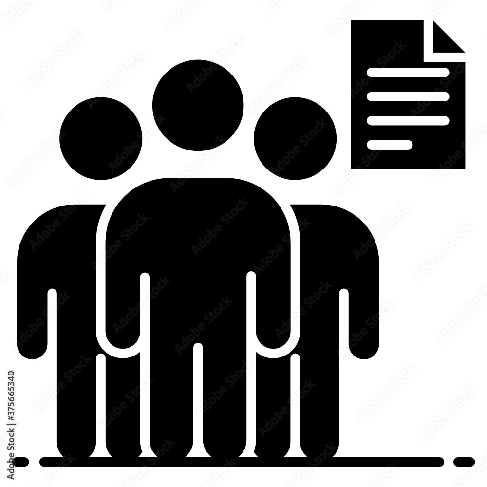 Cooperative effort of a team to achieve goal, teamwork icon in modern style
Cooperative effort of a team to achieve goal, teamwork icon in modern style