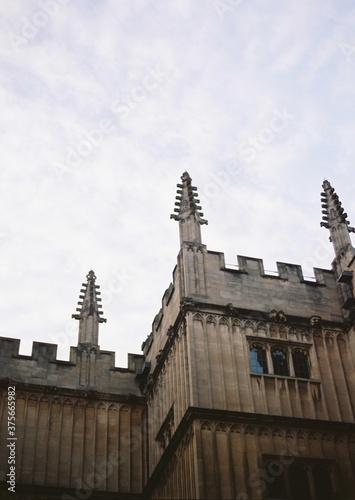 Detail of the exterior of the Bodleian Library, Oxford. photo