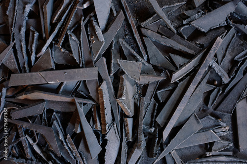 metal shards photo