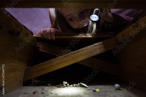 (series) kids using their imagination to search for treasure