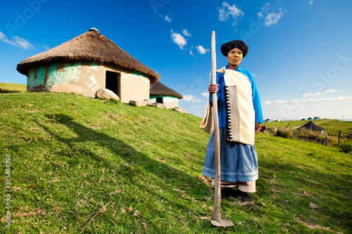 Rural African Xhosa Woman photo