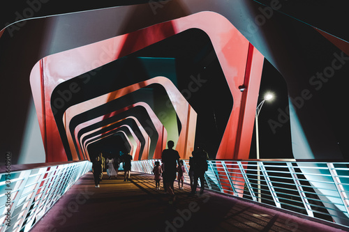 people walking in the city