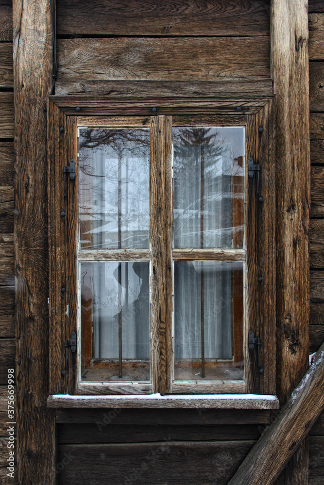 Old wooden window Old wooden window