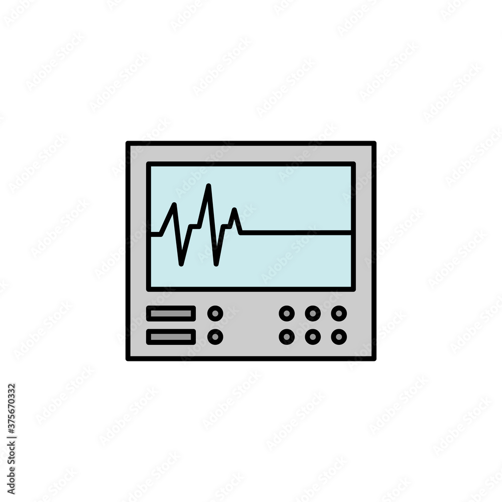 heart rate, death outline icon. detailed set of death illustrations icons. can be used for web, logo, mobile app, UI, UX heart rate, death outline icon. detailed set of death illustrations icons. can be used for web, logo, mobile app, UI, UX