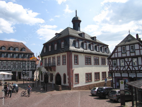 Rathaus Obermarkt Marktplatz Barbarossastadt Gelnhausen photo