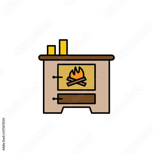 crematory, death outline icon. detailed set of death illustrations icons. can be used for web, logo, mobile app, UI, UX