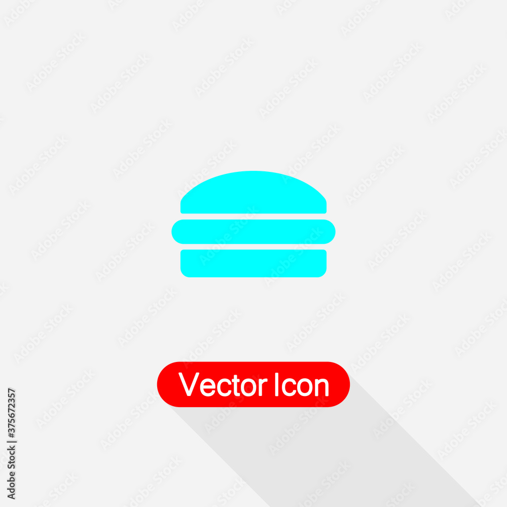 Burger Icon Vector Illustration Eps10 Burger Icon Vector Illustration Eps10