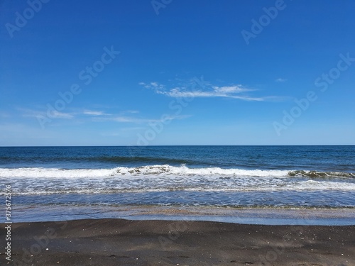 waves on the beach