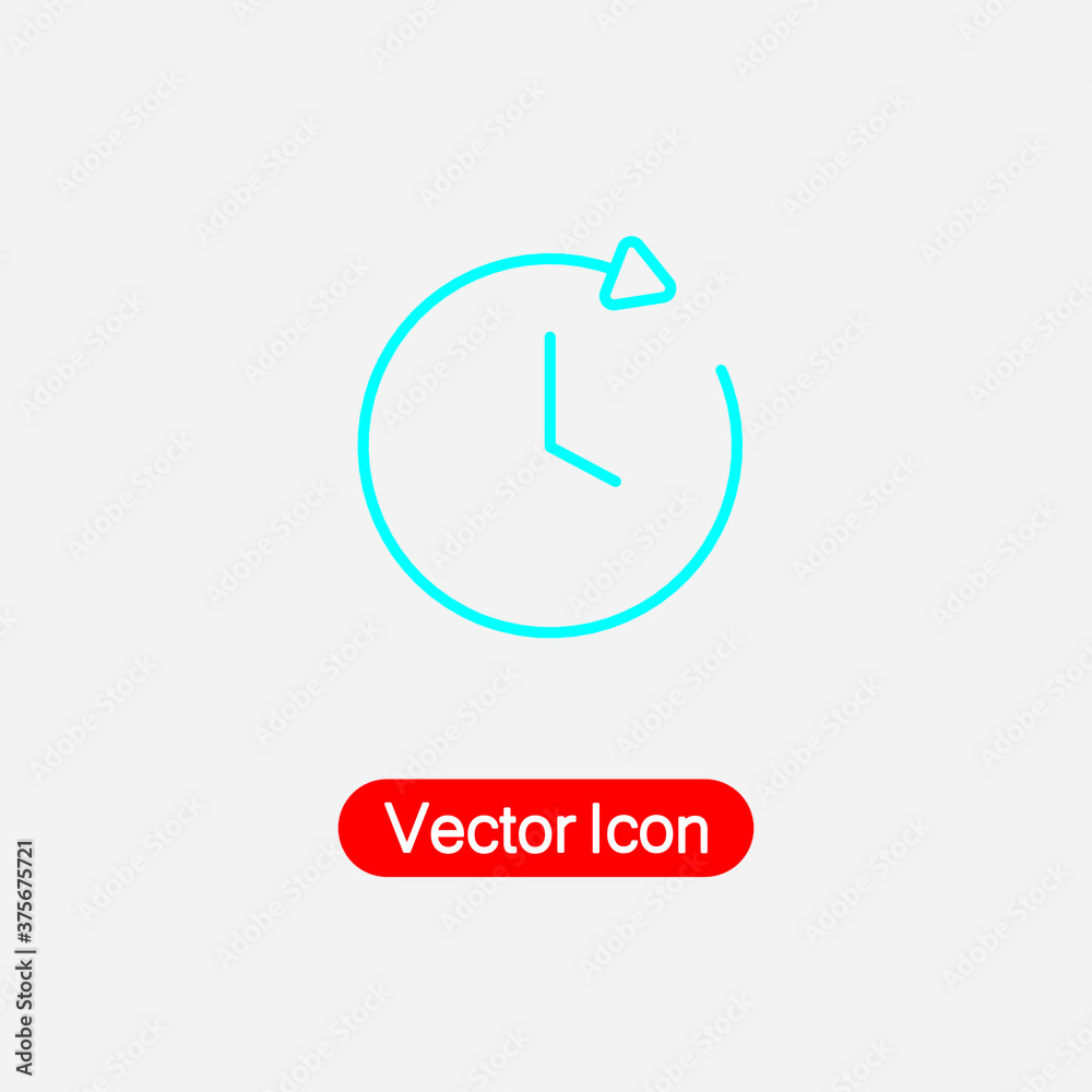 Clock Icon Vector Illustration Eps10 Clock Icon Vector Illustration Eps10