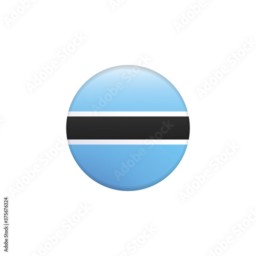 flag of botswana. Flag Glossy Button. Free Download flag of botswana. Flag Glossy Button. - GFXLoad