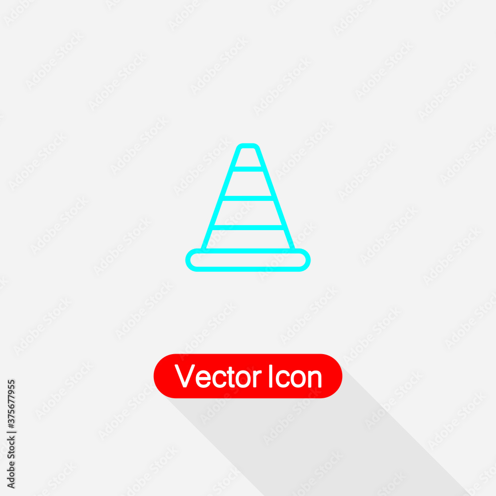 Cone Icon Vector Illustration Eps10 Cone Icon Vector Illustration Eps10