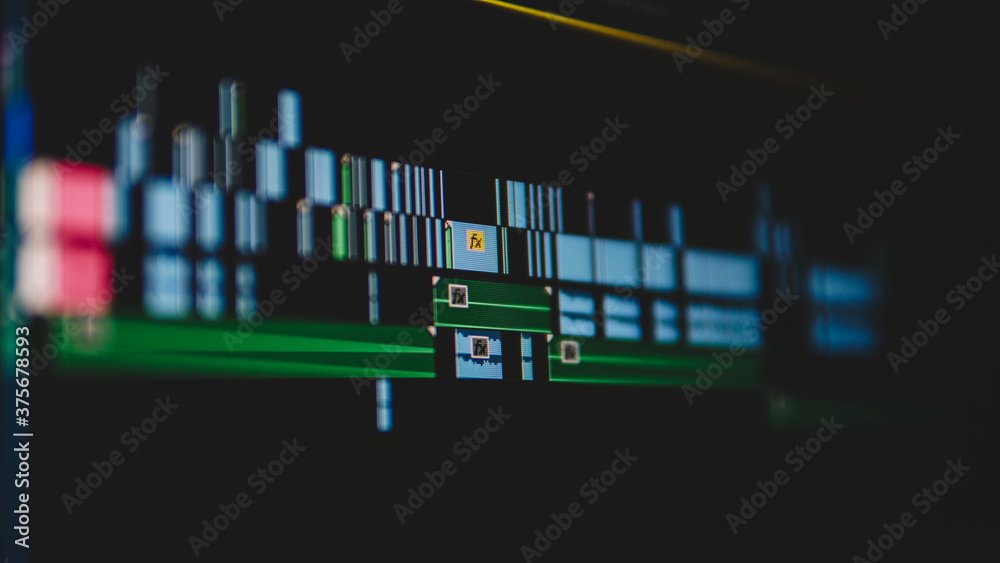 Fototapeta premium Video Editing