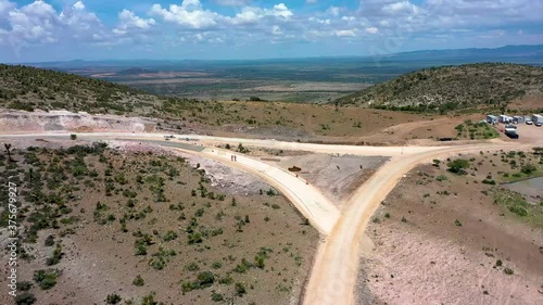 Wind power construction, air mills construcction 
 photo