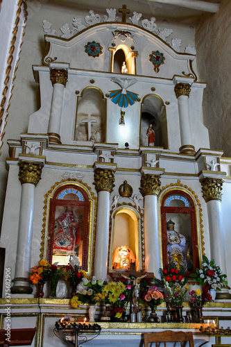 inside of the Spanish Catholic Church in Raqchi 10 photo