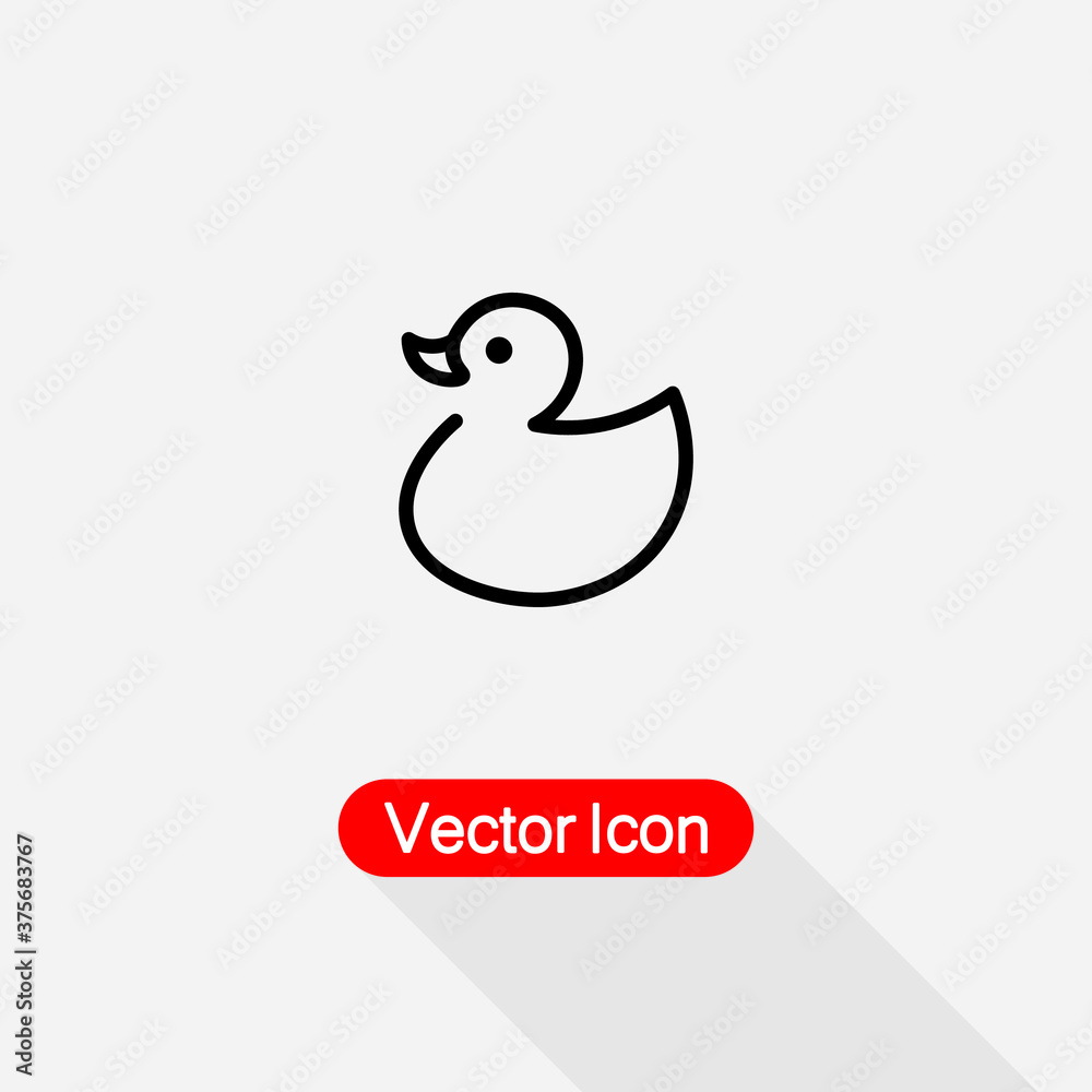 Duck Icon Vector Illustration Eps10 Duck Icon Vector Illustration Eps10