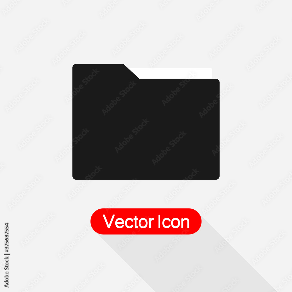 Folder Icon Vector Illustration Eps10 Folder Icon Vector Illustration Eps10