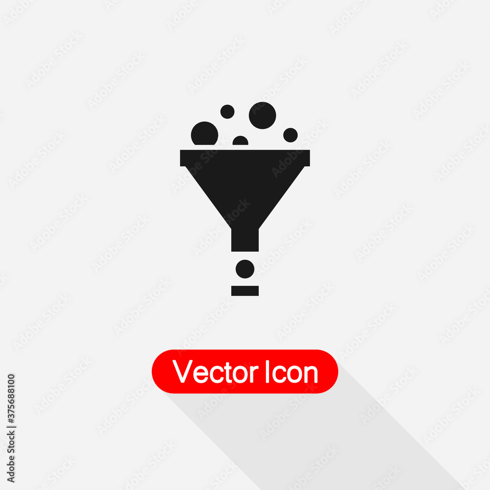 Funnel Icon Vector Illustration Eps10