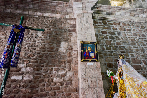 inside the stone church SANTA ISABEL DE PUKARA 1 photo