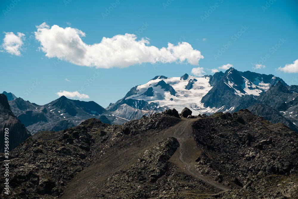 landscape in the french Alps, Méribel